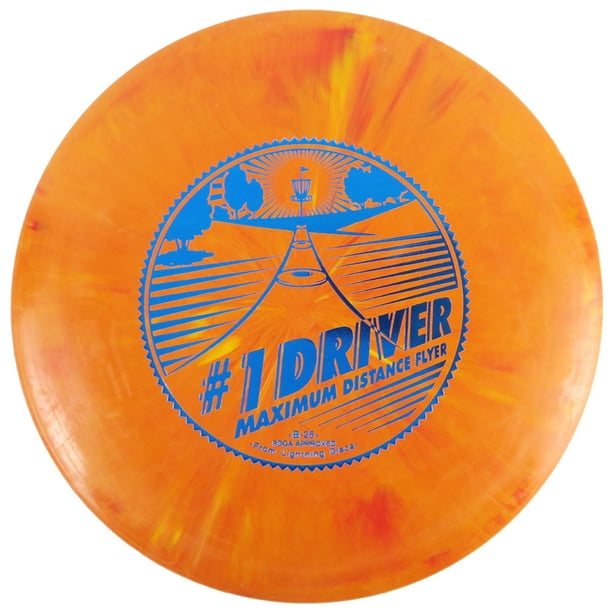 Lightning Golf Discs 1 Driver Fairway Driver Golf Disc [Colors may