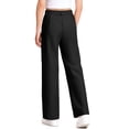 thumbnail image 6 of Girls' Dress Pants High Waisted Wide Leg Sweatpants Kids Formal Uniform Clothes Cute Trendy Western Pant for Teens Trousers, 6 of 9