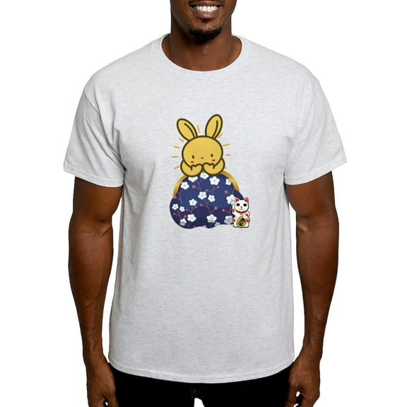 CafePress - Japanese Style Rabbit With Purse T Shirt - Men's Classic Graphic T-Shirt