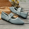 thumbnail image 5 of Shoes for Women,Pretty Ballerinas Balerina Shoes Flat Summer Shoes Girls Comfortable Velvet Shoes Width H Traditional Shoes Elegant Gymnastics Shoes,Walking Shoes(Size:9), 5 of 9