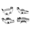 thumbnail image 2 of Vobor Animal Baking Cutter Easy Release Stainless Steel Dinosaur Shape DIY Baking Cutter Mold for Cake Cookies Pastry 4pcs, 2 of 9
