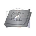 thumbnail image 2 of 8-32 C8090-632-4 Tinnerman Style U-Type Spring Nuts (Speed Nuts) | Steel | Black Phosphate (Quantity: 2000), 2 of 3
