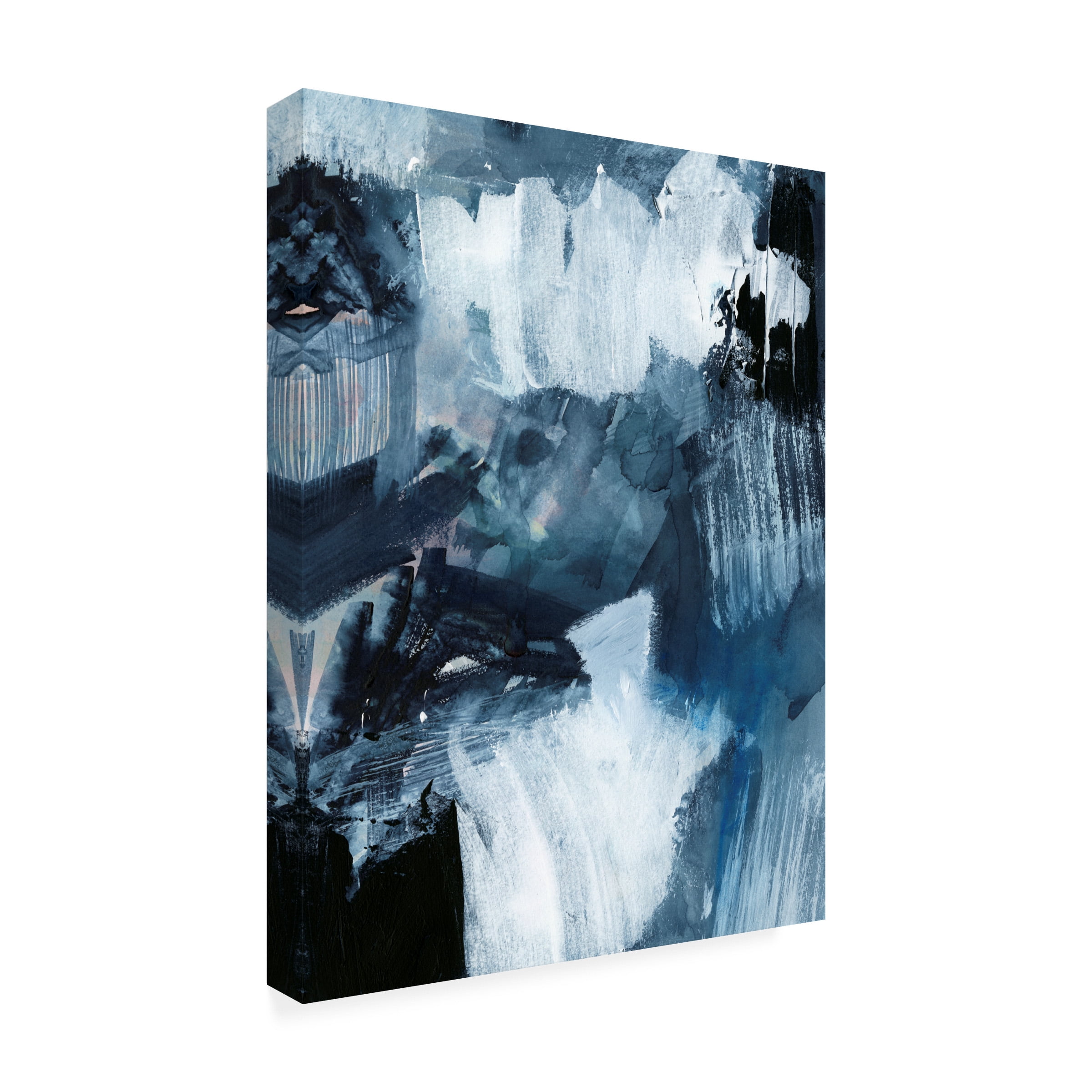Victoria Barnes 'Composition in Blue II' Canvas Art