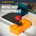 thumbnail image 4 of POWERTEC 32" Table Saw Miter T-Track Kit – Includes 10pcs 1/4"-20, 2" Long Miter T Slot Bolts | Miter T Track Accessories for Table Saw & Router Table (71817), 4 of 7