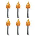 thumbnail image 1 of KAKOWELY 6pcs Creative Inflatable Torches Kids Performance Props Torches Playthings,15.75"X4.92"X0.04", 1 of 4