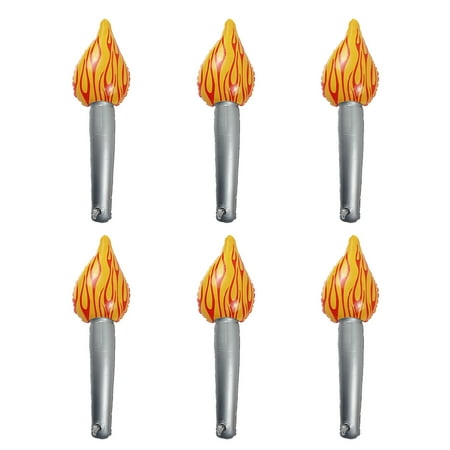 

6pcs Creative Inflatable Torches Kids Performance Props Torches Playthings