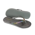 thumbnail image 2 of StarBay Women's Metallic Rainbow Sequin Strap Flat Thong Sandal Flip-flops, 2 of 3