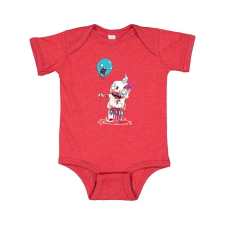 

Inktastic Zombie Clown Balloon Gift Baby Boy or Baby Girl Bodysuit