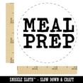 thumbnail image 2 of Meal Prep Fun Text Self-Inking Rubber Stamp Ink Stamper - Pink Ink - Small 3/4 Inch, 2 of 7