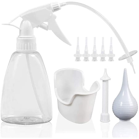 Effective Ear Wax Removal Kit | Manual Ear Cleaning System With Irrigation Flushing & 10 Tips | Buy Now With Express International Delivery