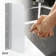 thumbnail image 6 of Fiocias 2 Pack Stainless Steel Splash Guard Water Baffle Commercial Wall Mount Hand Sink Small, 6 of 9