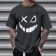thumbnail image 2 of Camisetas de Cuello de la Tripulación de los Hombres de Poliéster Impreso en Seco Rápido, Cuello Redondo de Corte 3D para Gimnasio, Carrera, Ciclismo Y Ocasional, 2 of 4