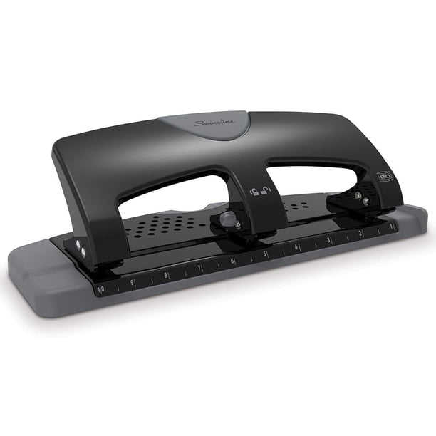 Perforadora de tres agujeros Swingline SmartTouch con capacidad para 20 hojas