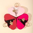 thumbnail image 6 of Lksixu Heart Shaped Jewelry Box, Double Open Concentric Lock Jewlery Organizer Necklace Earrings Ring Storage Case Jewelry Packaging Gift Boxes Ring Holder for Proposal Wedding Anniversary Christmas, 6 of 9