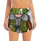 thumbnail image 2 of Balery Fishing Gnome Pantalones cortos deportivos para mujer con forro y dos bolsillos, elásticos, para entrenamiento, gimnasio, yoga-XX-Large, 2 of 7