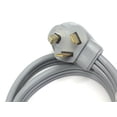 thumbnail image 2 of DC3-30-10 Clothes Dryer Power Cord | 3 Wire | 10 Feet Long | 30A 220V, 2 of 5