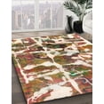 thumbnail image 3 of Ahgly Company Machine Washable Indoor Rectangle Abstract Red Fox Red Area Rugs, 5' x 8', 3 of 7