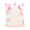 thumbnail image 2 of Sombreros para fiesta de medio cumpleaños de niña, accesorios decorativos para tartas, accesorios fotográficos para shower de 6 meses, decoracion, 2 of 9