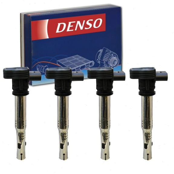 4 pc DENSO Direct Ignition Coils compatible with Volkswagen Jetta 2.0L L4 2006-2013
