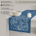 thumbnail image 4 of Vargottam Decorative Table Runner - Double-Layered Cotton - 14 x 108 Inch with Elegant Border - Durable, Eco-Friendly - For Rustic, Boho & Modern Dcor - Floral, 4 of 6