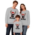 thumbnail image 1 of AWZXDE Christmas Pajamas Pyjama Gram Famille Noël Enfant Lettre Imprimée Col Rond Manches Longues Chandail en Molleton Sans Capuche Femmes,P, 1 of 6