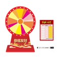 thumbnail image 1 of Abbracc Tabletop Roulette Wheel Portable Prize Turntable for Shops Birthday New Year Multicolor B, 1 of 9