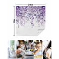 thumbnail image 5 of Cloth Napkins Set of 6 - 20x20 Inches, Purple Eucalyptus Leaves Washable Reusable Table Napkins, Spring Floral Summer Botanical Soft & Absortbent Dining Napkin for Party Wedding Hotel Restaurant, 5 of 8