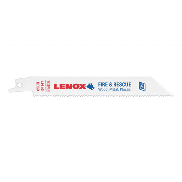Lenox Tools Reciprocating Saw Blades, 650R, Bi-Metal, 6 in. Lo