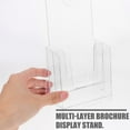 thumbnail image 3 of CNKOO Acrylic Brochure Holder Literature Display Holder Wall Mounted Desktop Pamphlets Display Stand, 3 of 5