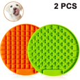 thumbnail image 1 of Almohadilla para lamer mascotas, tapete para lamer mantequilla de maní, alimentador divertido para aliviar la ansiedad, 2 uds., 1 of 5