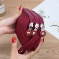 thumbnail image 5 of Women Fashion Wallet Lady Canvas Clutch Phone Card Holder Bag Long Purse Wallet, 5 of 6