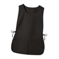 thumbnail image 2 of Delantal para cocinar, hornear, lavar platos, impermeable, con pechera alta para jardinería. Negro, 2 of 9