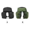thumbnail image 3 of Greeniant Bolsa para asiento trasero de bicicleta, tela resistente a desgarros, bolsa para sillín de viaje, 3 en 1, portaequipajes de gran Ciclismo Negro, 3 of 6