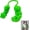 Green, variant on Rongyun Cat Muscle Arms Costume, 3D Printed Funny Pet Shoulder Accessory, Adjustable Lightweight PLA Cat Cosplay Arms for Small Cats & Dogs, Halloween Costume, Birthday Party (Green S)