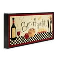 thumbnail image 3 of Stupell Industries Bon Appetit Kitchen Graphic Art Black Framed Art Print Wall Art, 10x24, by Dan Dipaolo, 3 of 5