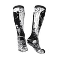 thumbnail image 5 of Lsque Skeleton Wave Artwork Printed Crew Socks Men's Women's LightWeight Thin Casual Calf Socks ,Knee High Socks,Cotton Socks, 5 of 9