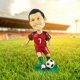 thumbnail image 4 of Muñecas de estrella de fútbol de resina hechas a mano, decoración para el hogar, oficina, coche Tmvgtek libre de BPA, 4 of 7