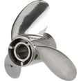 thumbnail image 3 of Quicksilver Thunderbolt Propeller High Polished Stainless Finish Qs5008x - 21p, Right, 3 of 4