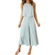 thumbnail image 1 of Conjunto de dos piezas para mujer: camiseta sin mangas y pantalones anchos, traje informal, poliéster y spandex, para verano/aire libre/fiestas, 1 of 4