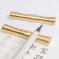 thumbnail image 4 of MasteelfCA Calligraphy Brush Holder Brass Brush Rest Rack Writing Brush Rack Pen Rack for Home, 4 of 8