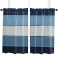 thumbnail image 5 of Vintage Farm Barn Blue Gradient Curtain Home Decoration Living Room Short Curtains Window Treatments For Kitchen Bedroom, 5 of 6