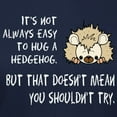 thumbnail image 3 of CafePress - Hug A Hedgehog Women's Dark T Shirt - Women's Traditional Fit Dark T-Shirt, 3 of 4