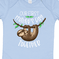 thumbnail image 4 of Inktastic Our 1st Mothers Day Together Cute Mom and Baby Sloth Boys or Girls Baby Bodysuit, 4 of 5