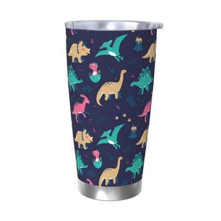 

Coaee Cartoon Dinosaur for 20oz Insulated Kettle Water Bottle For Running Hiking Cycling Climbing Men S Woman Insulated Water Bottle-Without Straw