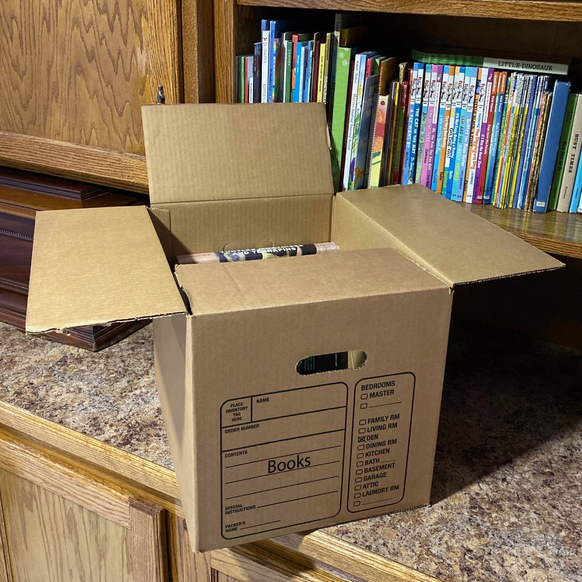 UBMOVE Moving Boxes with Handles, 15 Premium Small, 16 3/8" x 12 5/8" x 12 5/8"