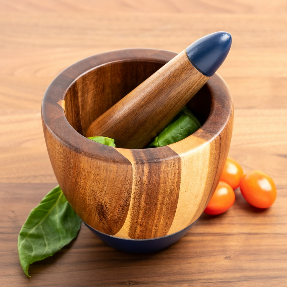 Thyme & Table Mortar & Pestle, Acacia
