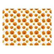 Way To Celebrate Halloween Pumpkin Plastic Table Cover, 84in x 54in