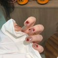 thumbnail image 1 of Use uñas hechas a mano flash arco manicura terminado pegatina de uña desmontable uña postiza pieza de uña, 1 of 5
