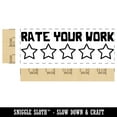 thumbnail image 2 of Rate Your Work Blank Stars Teacher Student School Self-Inking Rubber Stamp Ink Stamper - Blue Ink - Large 2-3/4 Inch, 2 of 7
