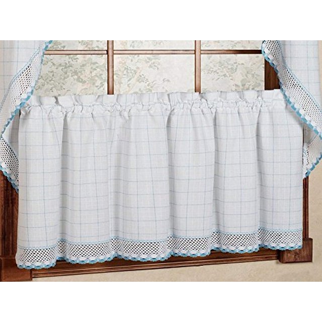 Cortinas para ventanas de cocina, colección Sweet Home Adirondack